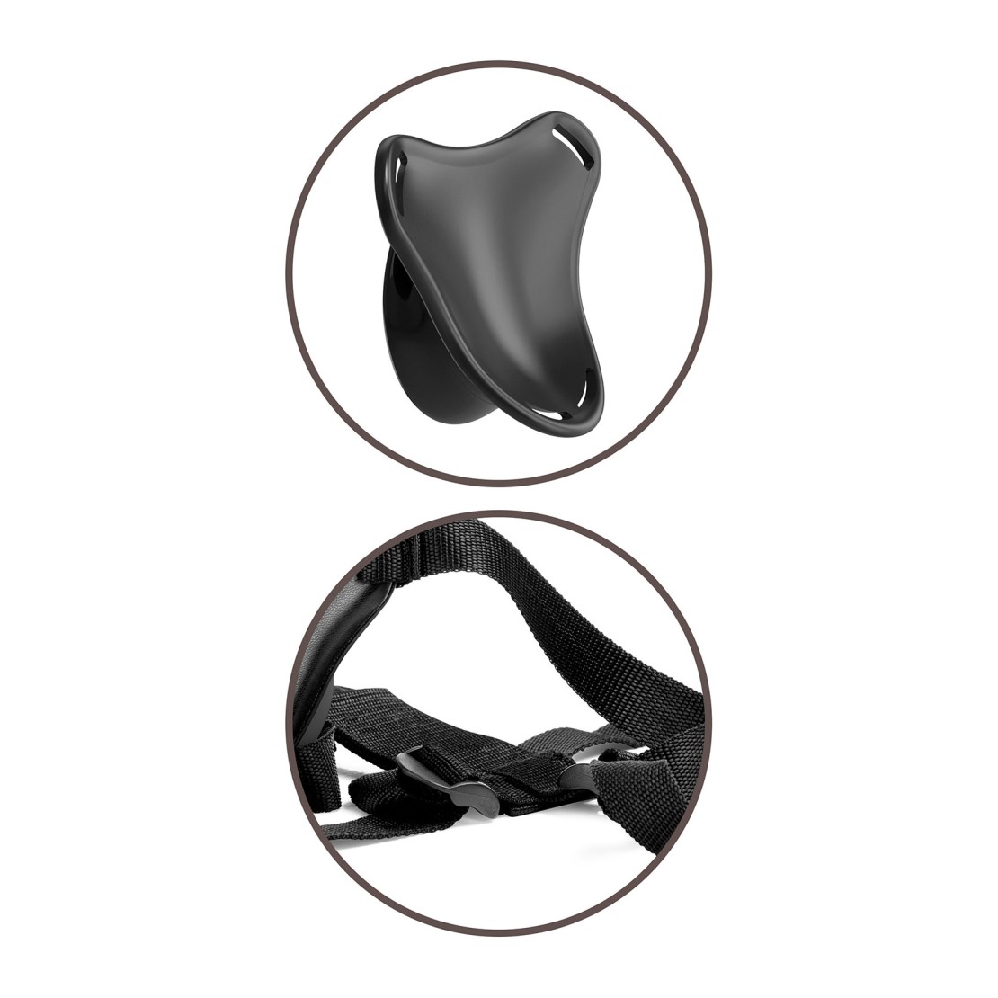 MUTANDINA STRAP-ON CON BASE PER VENTOSA PER...