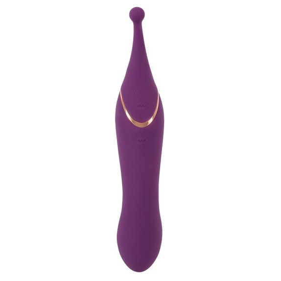VIBRATORE E MASSAGGIATORE CLITORIDEO DOPPIA TESTA RICARICABILE SWEET SMILE