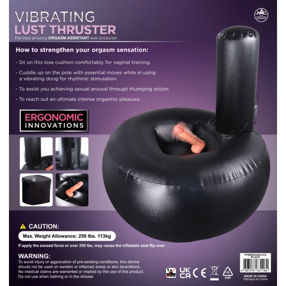 SEX MACHINE ISOLA MACCHINA DEL SESSO GONFIABILE VIBRANTE LUST THRUSTER