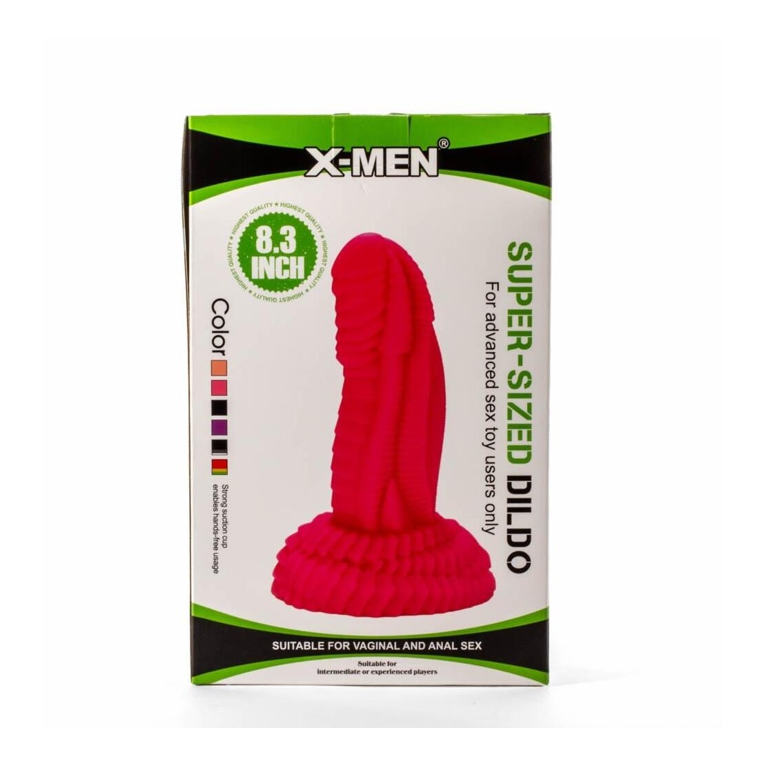 DILDO FISTING 20 CM IN SILICONE CON RILIEVI PER...
