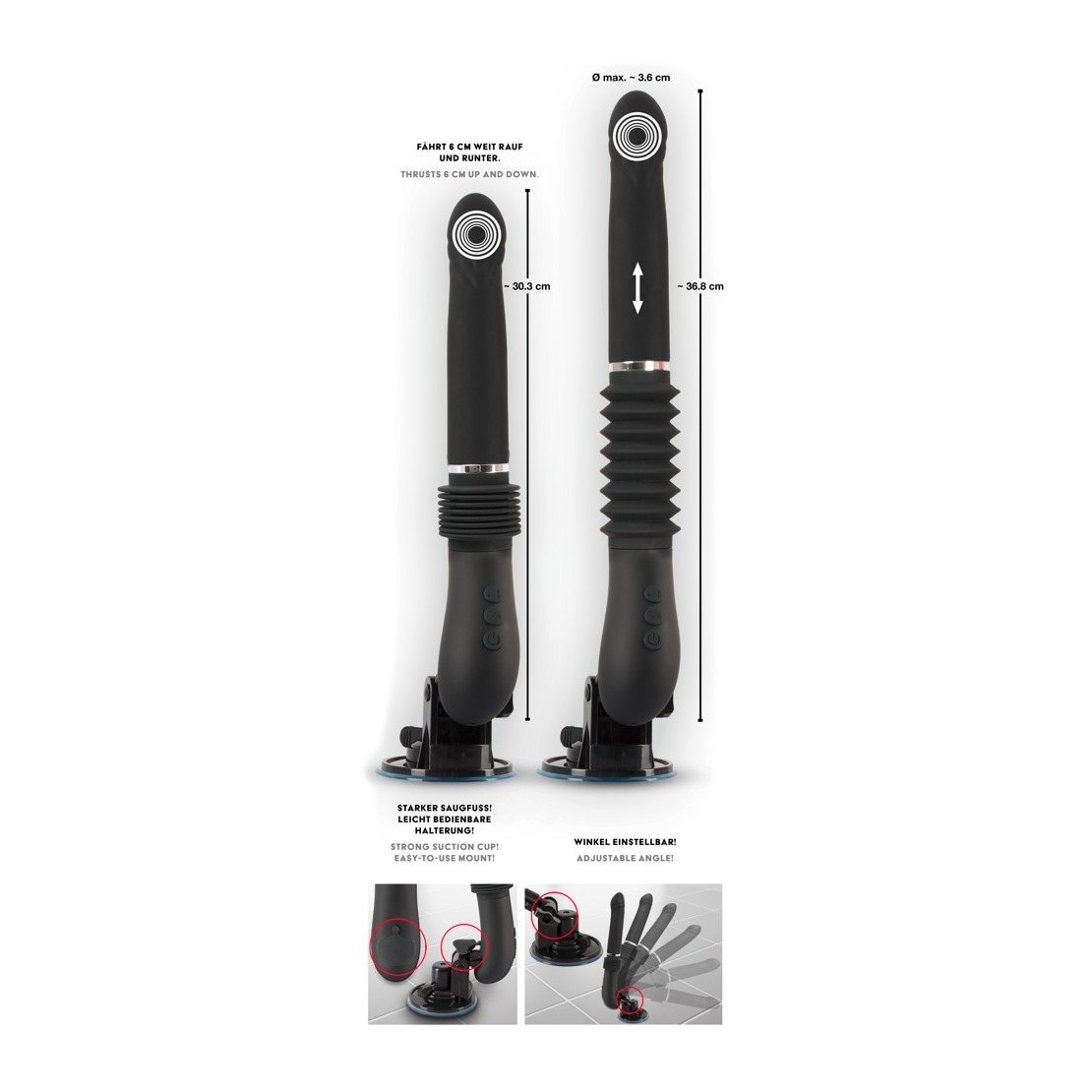 FUCKING-SEX MACHINE ANALE RICARICABILE CON...