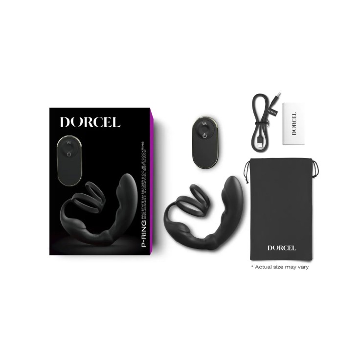 STIMOLATORE PROSTATICO VIBRANTE CON DOPPIO ANELLO P-RING... 2