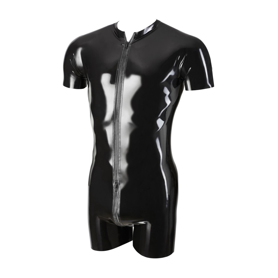 TUTA ADERENTE IN LATEX PER UOMO A PANTALONCINO...