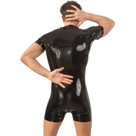 TUTA IN LATEX PER UOMO CON CERNIERA