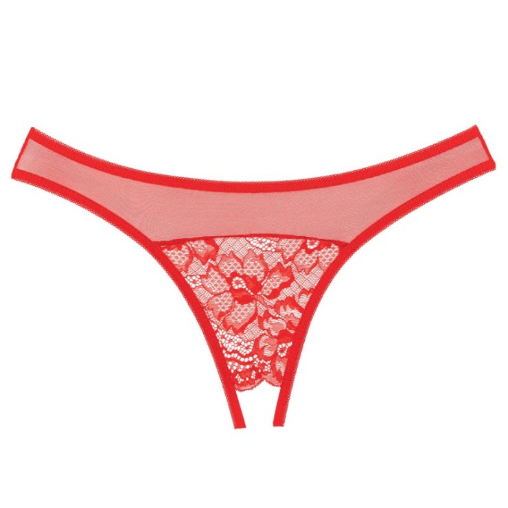 CULOTTE SEXY DONNA APERTA IN PIZZO ALLURE 2