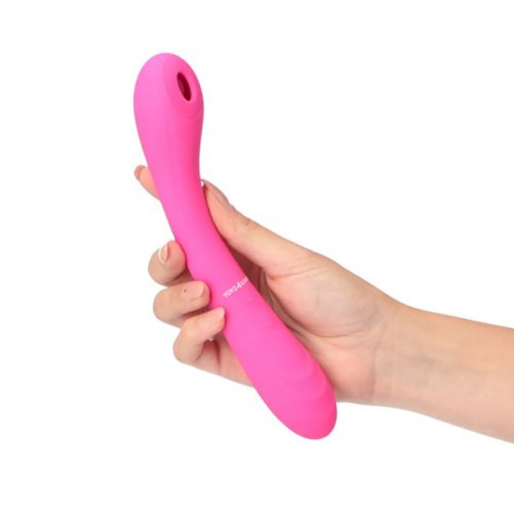 VIBRATORE DUO INTERNO-ESTERNO IN SILICONE LILY ROSE 2