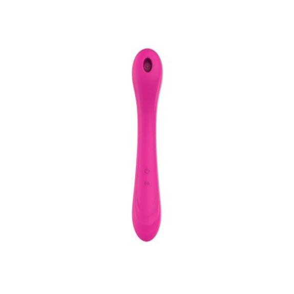 VIBRATORE DUO SEX TOY INTERNO-ESTERNO IN SILICONE LILY ROSE