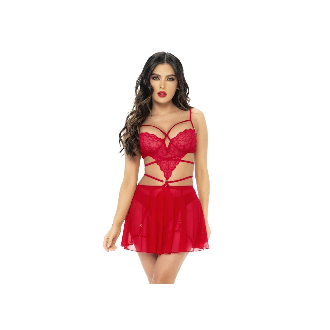 COMPLETO INTIMO SEXY 2 IN 1 PER DONNA CON BODY...
