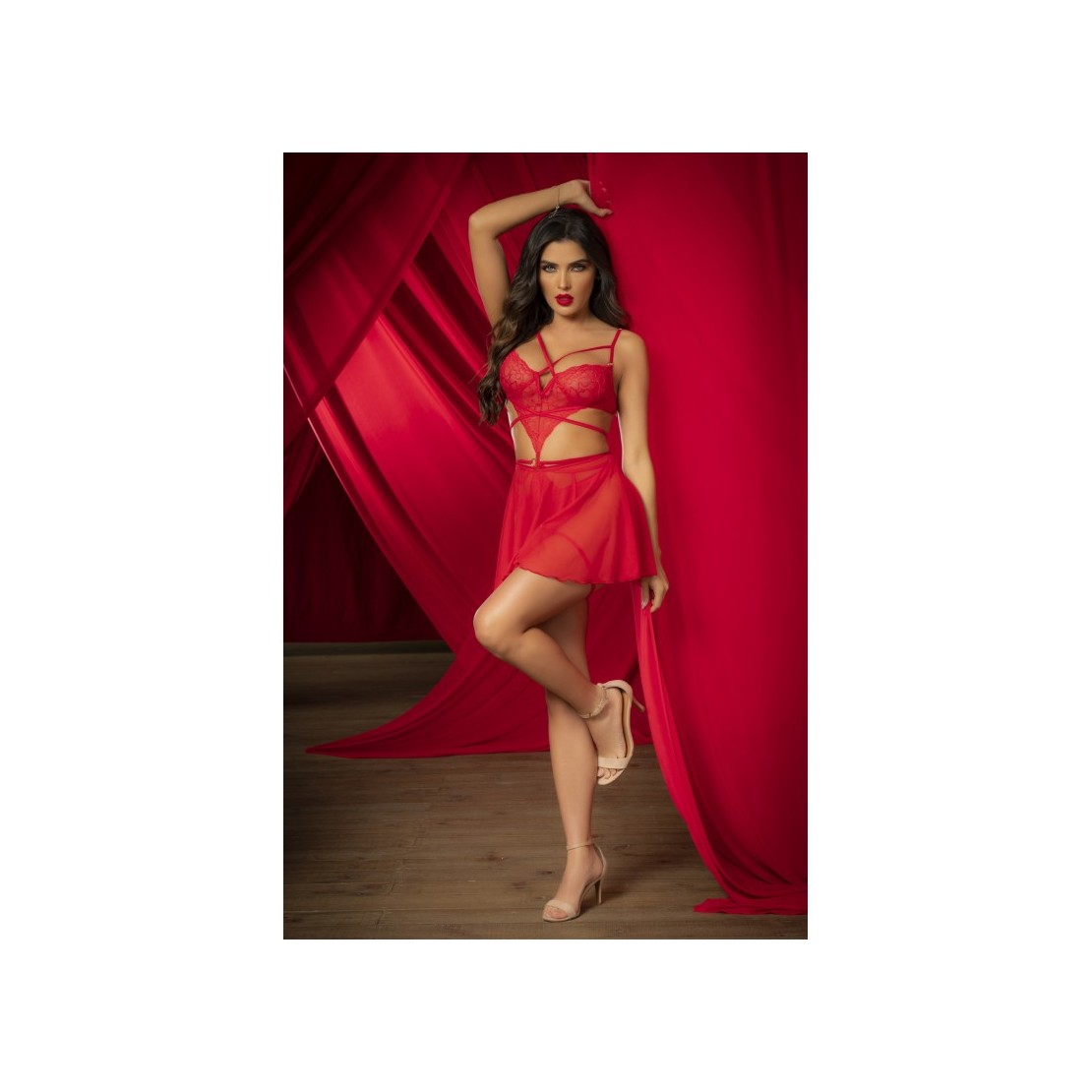 COMPLETO INTIMO SEXY 2 IN 1 PER DONNA CON BODY...