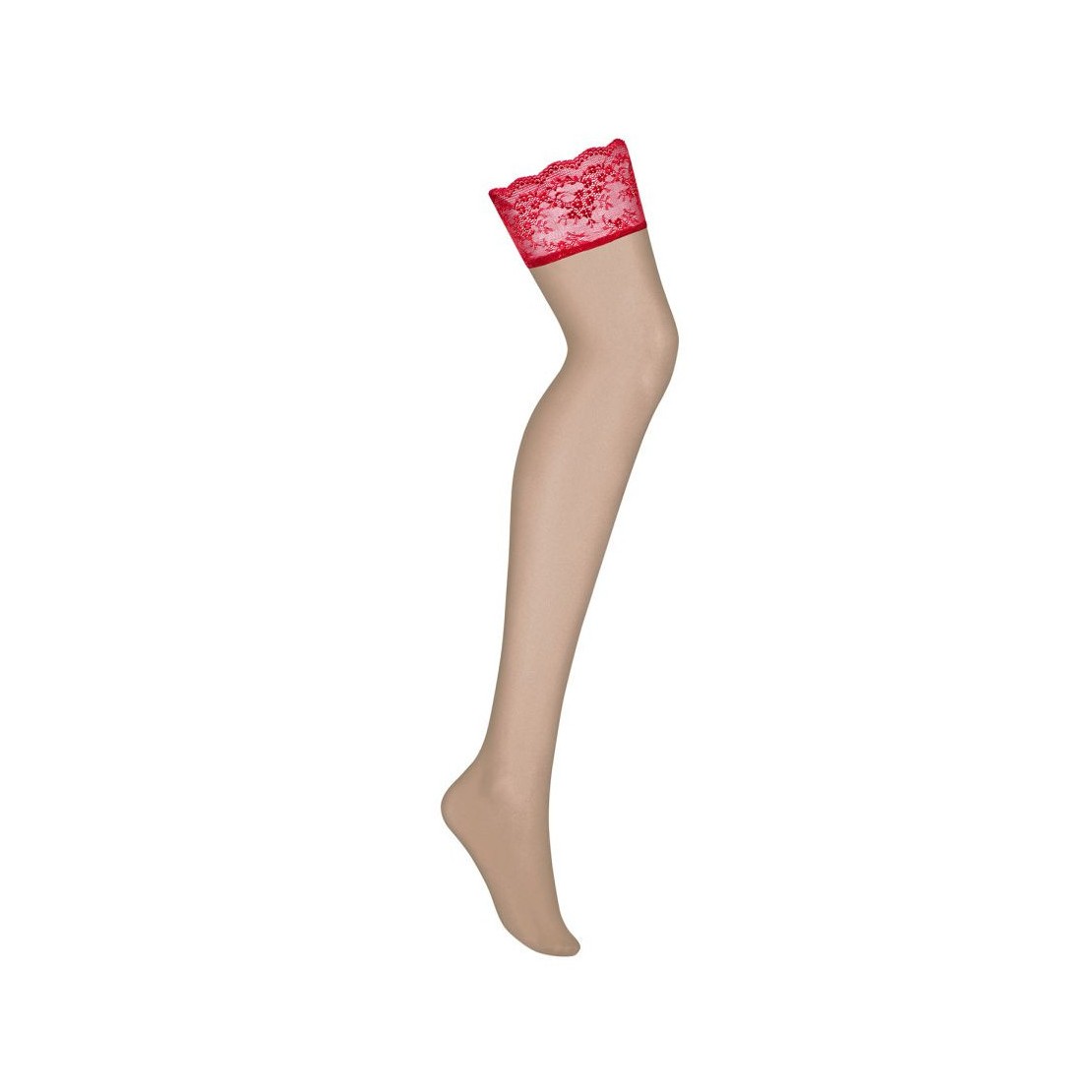 CALZE DA REGGICALZE COLOR CARNE CON FASCIA...
