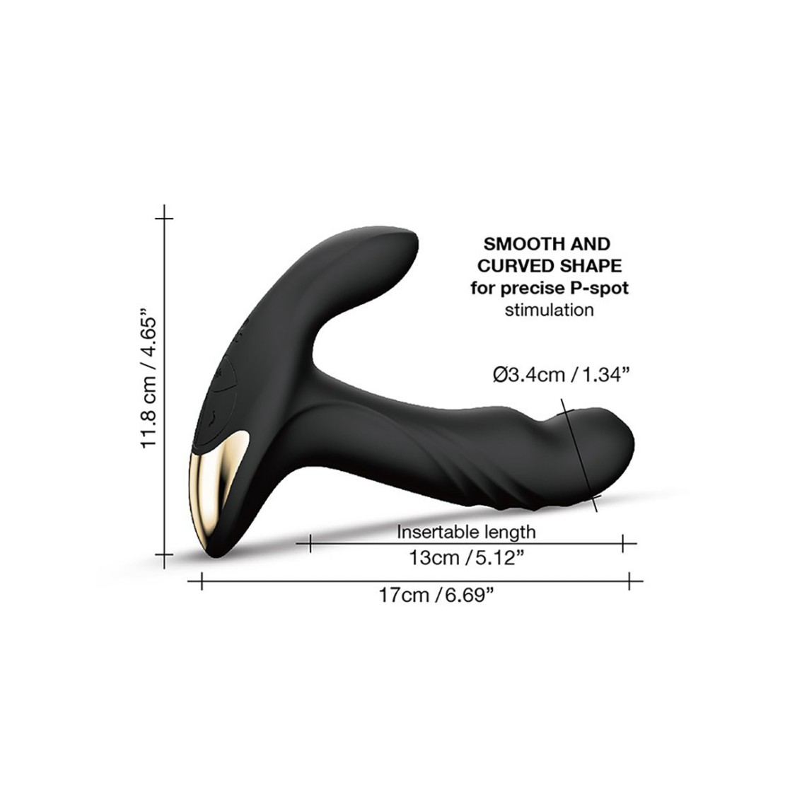 MASSAGGIATORE PROSTATICO SEX TOY 3IN1 CON...