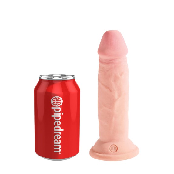 DILDO MORBIDO 15 CM TRIPLA DENSITA' CON VENTOSA KING COCK
