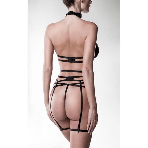 copy of SET 3 PEZZI SEXY COMPLETO INTIMO PER DONNA REGGISENO PERIZOMA E REGGICALZE