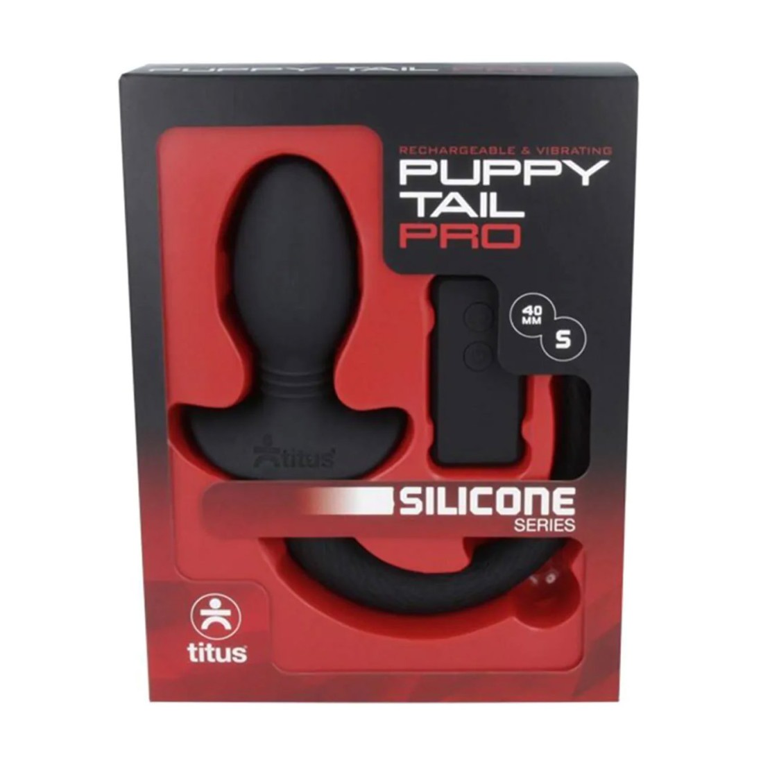 PLUG ANALE CODA IN SILICONE VIBRANTE SEX TOY...
