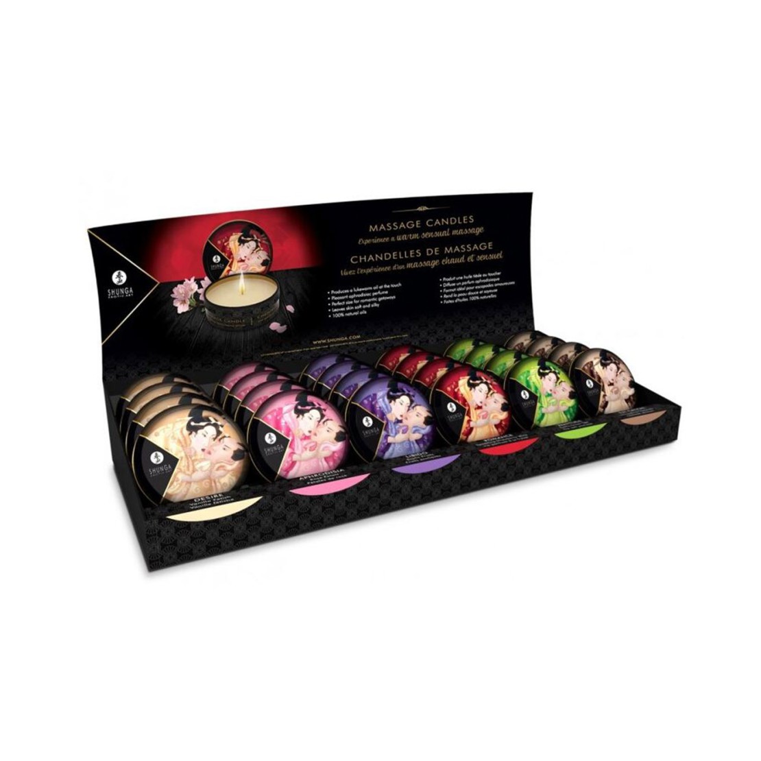 CANDELE AFRODIASIACHE SHUNGA PER SEXY MASSAGGIO