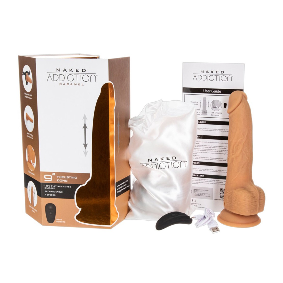 DILDO REALISTICO CON MOVIMENTO A SPINTA SEX TOY...