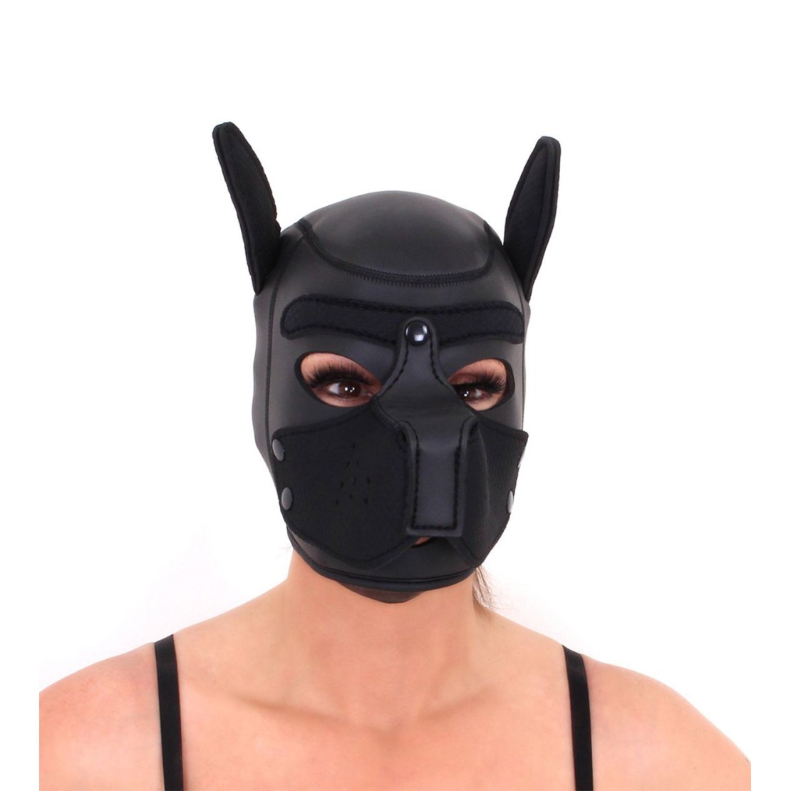 CAPPUCCIO DA CANE IN NEOPRENE PER GIOCHI BDSM...