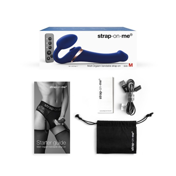 STRAPLESS-STRAP ON SEX TOY CON STIMOLA CLITORIDE MULTI ORGASMO STRAP-ON-ME