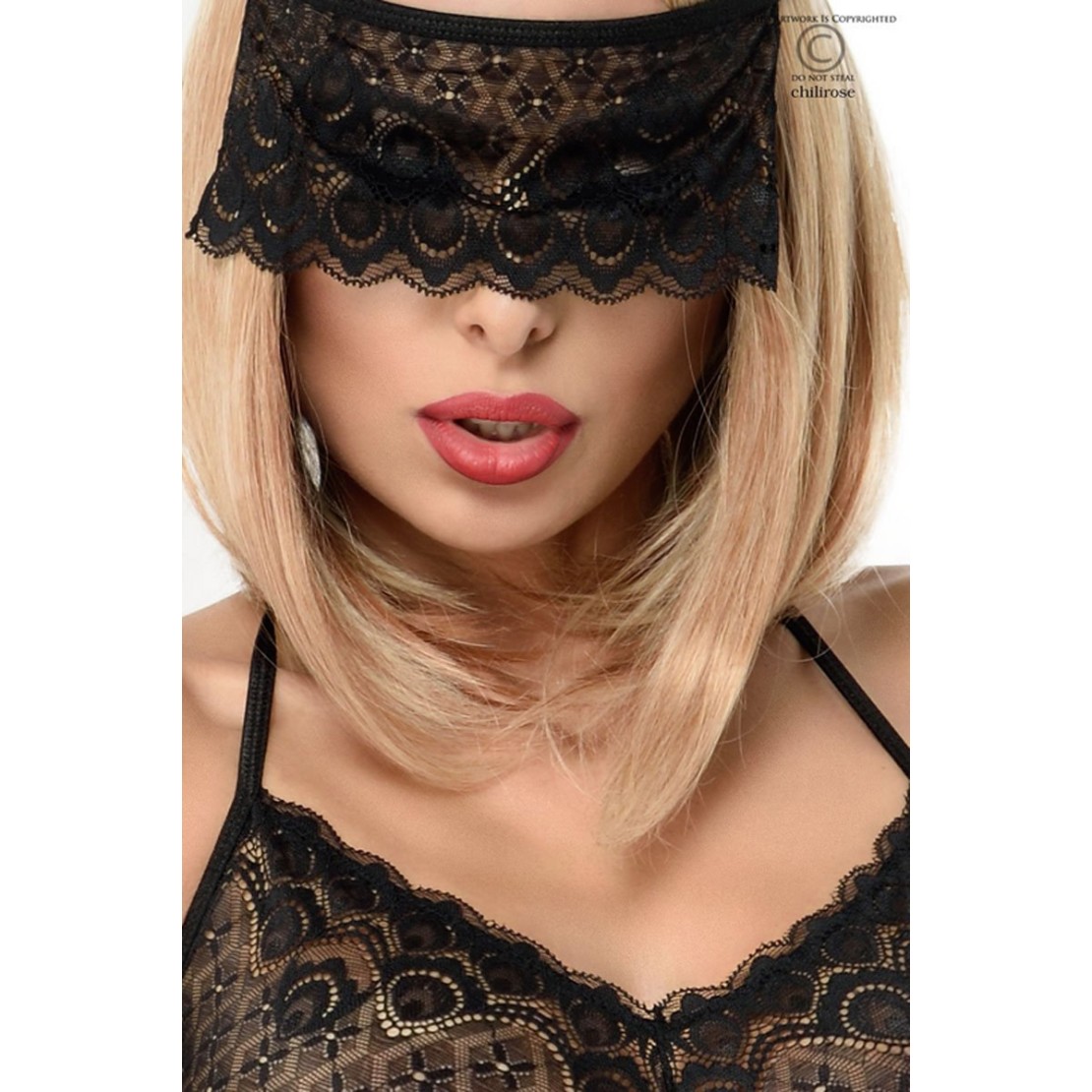 COMPLETO SEXY PER DONNA IN PIZZO SET 3 PEZZI...