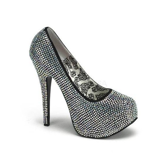 SCARPA DECOLTE' SEXY PER DONNA CON STRASS BORDELLO