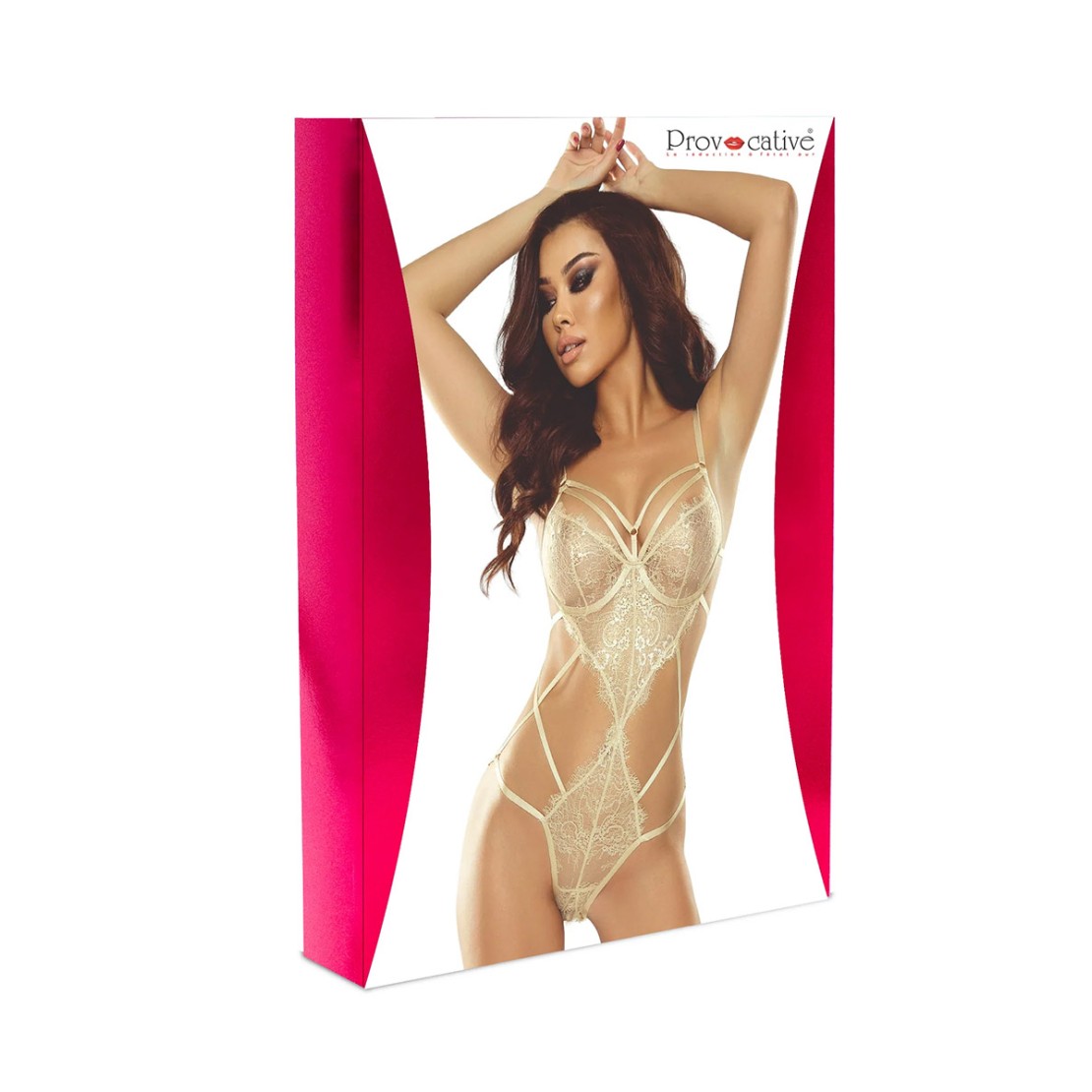BODY SEXY DA DONNA APERTO IN PIZZO ORO...