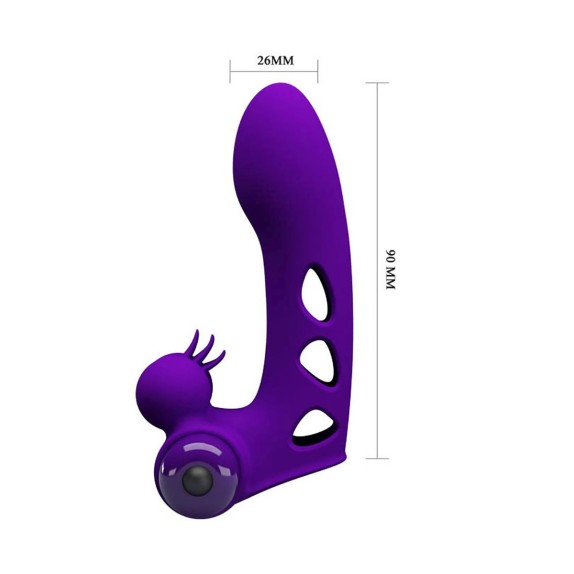 DITALINO PER LA STIMOLAZIONE INTERNA ED ESTERNA SEX TOY CON VIBRAZIONE ORLANDO
