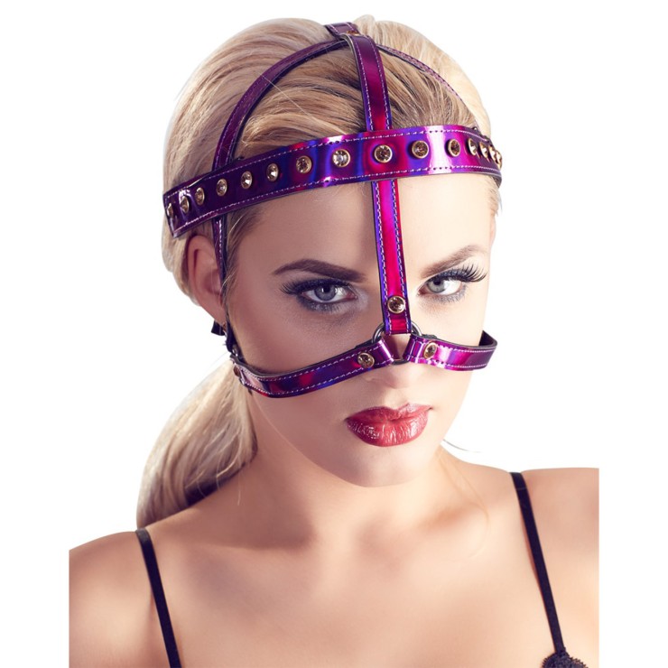 copy of HARNESS REGOLABILE DA TESTA IRIDESCENTE CON...
