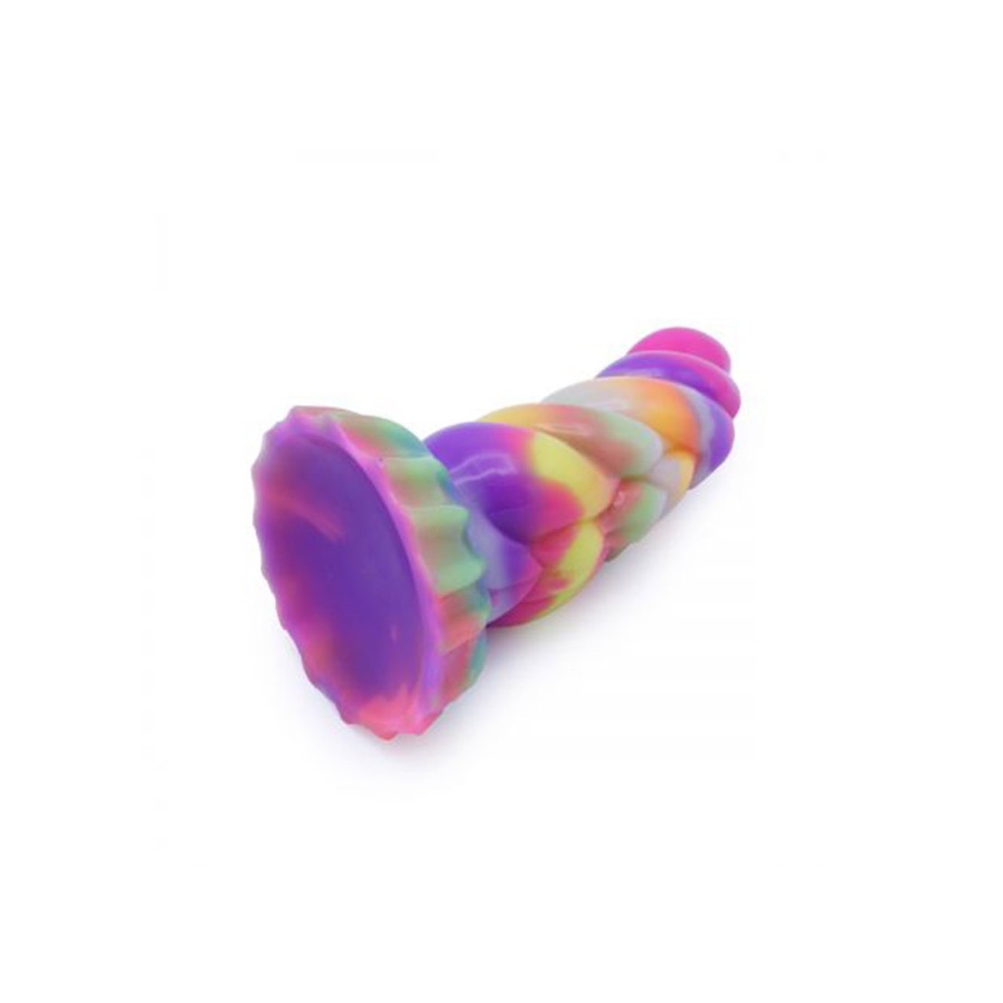 SEX TOY CON RILIEVI 18 CM IN SILICONE COLORATO...