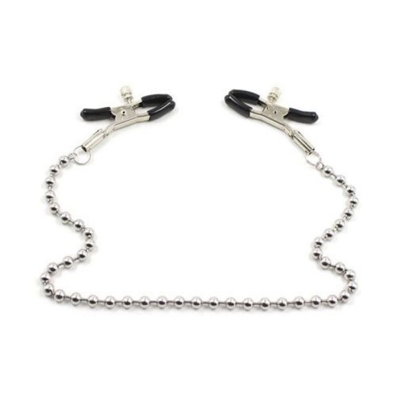 copy of PINZETTE SEXY PER CAPEZZOLI CON CATENA DI PERLE IN METALLO SEXY CHAIN