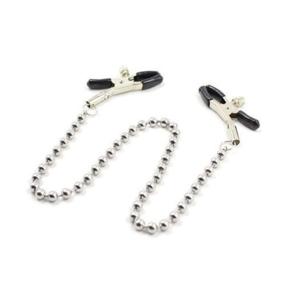 copy of PINZETTE SEXY PER CAPEZZOLI CON CATENA DI PERLE IN METALLO SEXY CHAIN