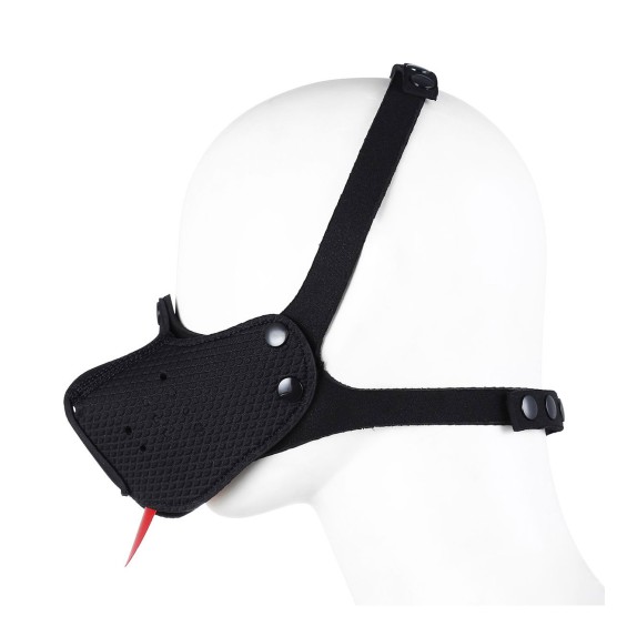 MUSERUOLA DA CANE SGANCIABILE IN NEOPRENE BDSM