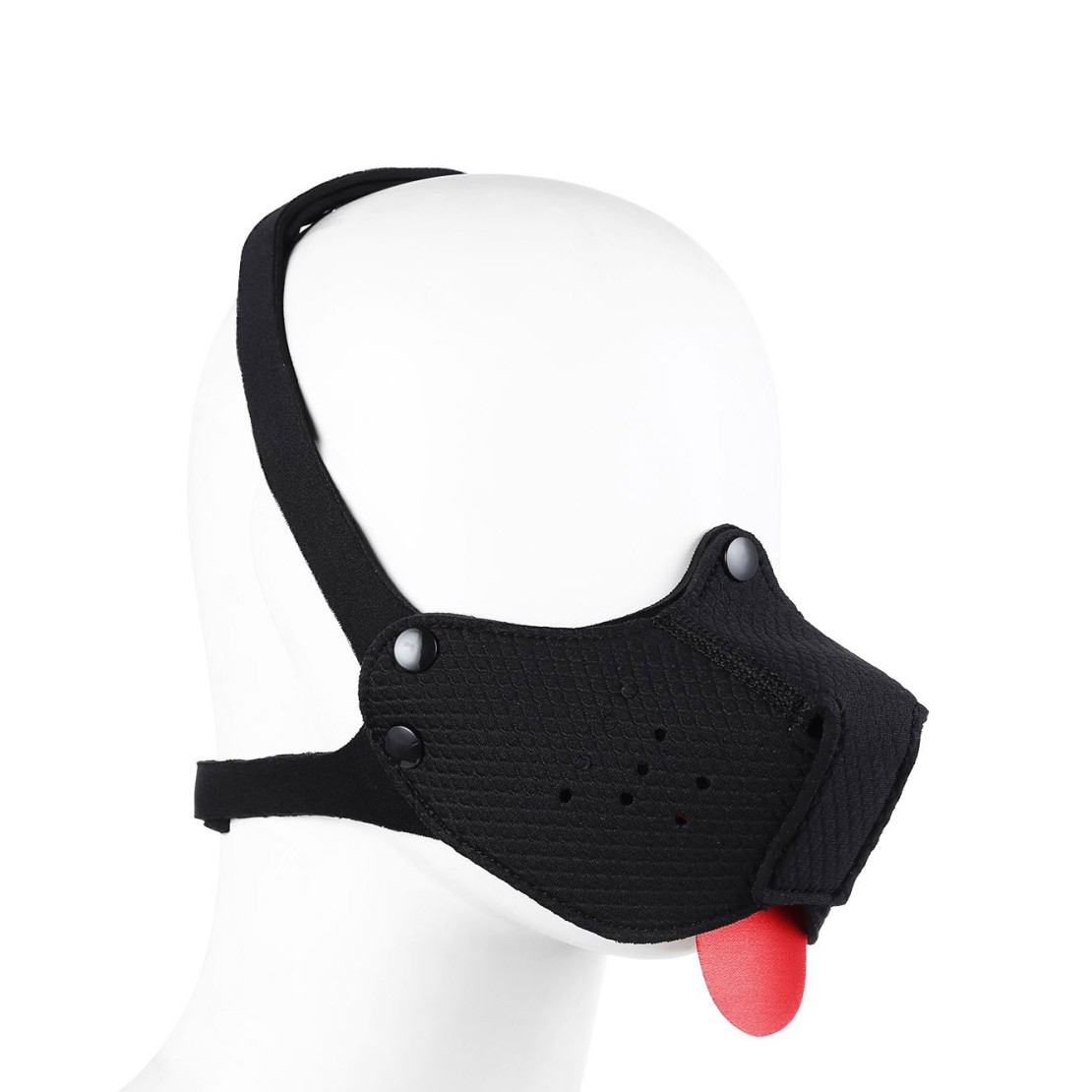 MUSERUOLA DA CANE SGANCIABILE IN NEOPRENE BDSM