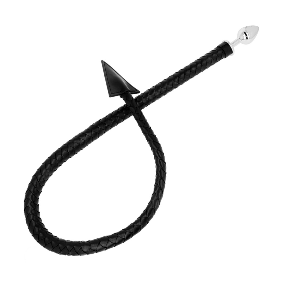 PLUG ANALE CON CODA DEL DIAVOLO IN PELLE...
