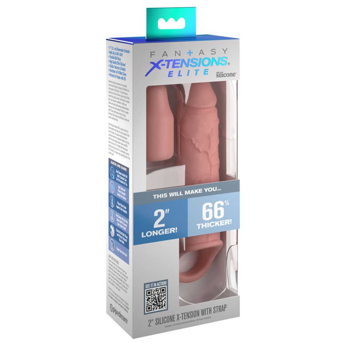 PROLUNGA PER PENE REALISTICA UNCUT REGOLABILE