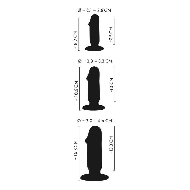 KIT PLUG PER ALLENAMENTO ANALE IN 3 MISURE A FORMA... 2