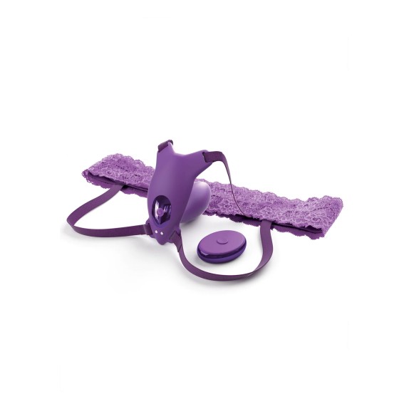 MUTANDINA STRAP-ON CON VIBRATORE PUNTO G E STIMOLATORE CLITORIDEO
