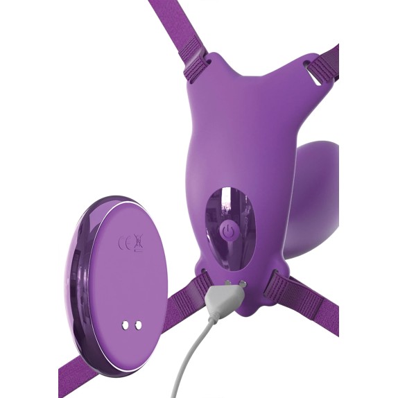 MUTANDINA STRAP-ON CON VIBRATORE PUNTO G E STIMOLATORE CLITORIDEO