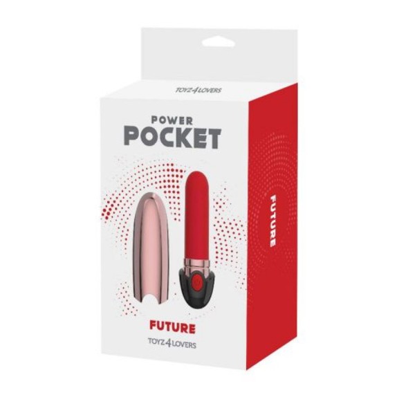 STIMOLATORE CLITORIDEO VIBRANTE A ROSSETTO PICCOLO E POTENTE FUTURE