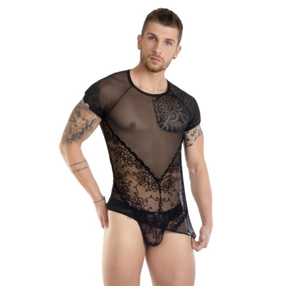 copy of MAGLIETTA SEXY PER UOMO IN TULLE EROS VENEZIANI
