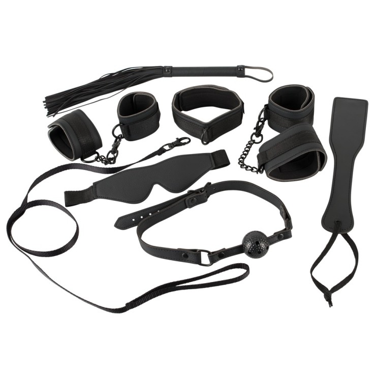 SET 7 PEZZI SEXY PER GIOCHI DI COPPIA BDSM BAD KITTY 2
