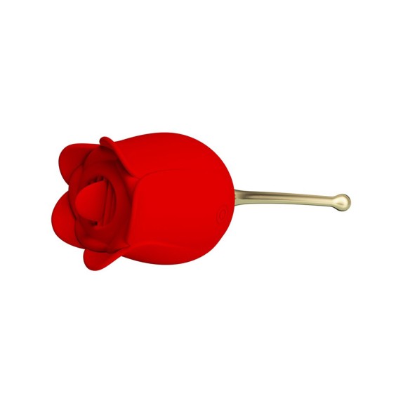 BRATORE CLITORIDEO A FORMA DI ROSA CON LINGUETTE STIMOLANTI ROSE LOVER