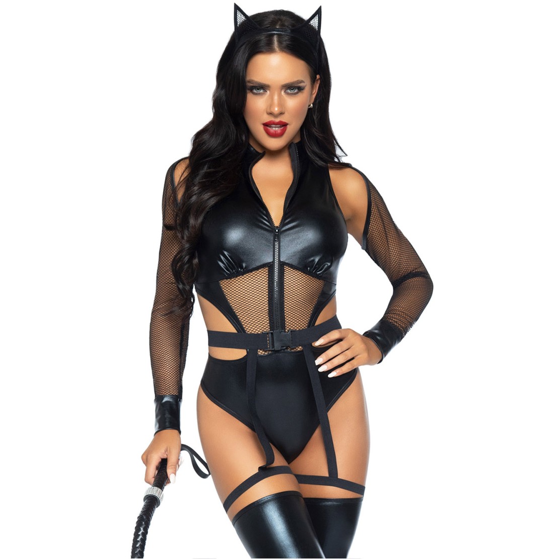 COSTUME SEXY DA GATTINA CRIMINALE CON ACCESSORI...