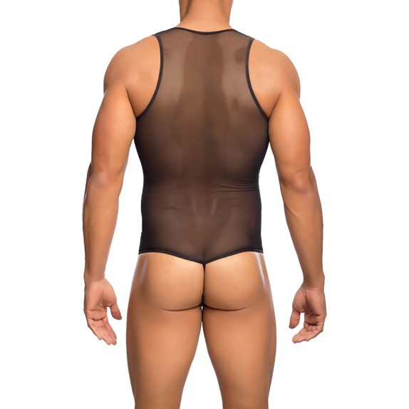 copy of BODY SEXY DA UOMO IN MICRORETE CON PERIZOMA E APERTURA FRONTALE MOB