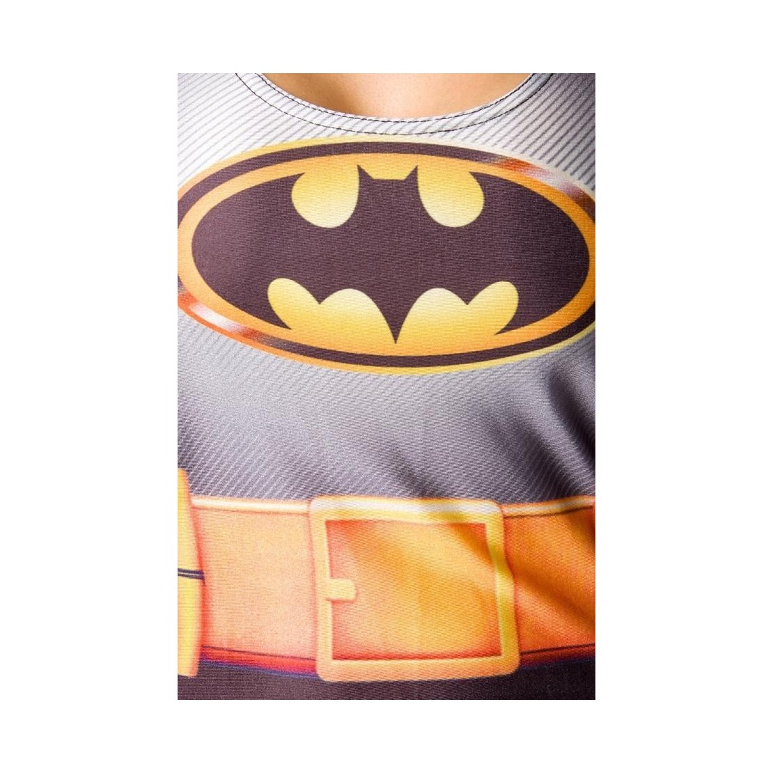 TOP-CANOTTA DA SUPEREROINA SEXY COSTUME BATGIRL