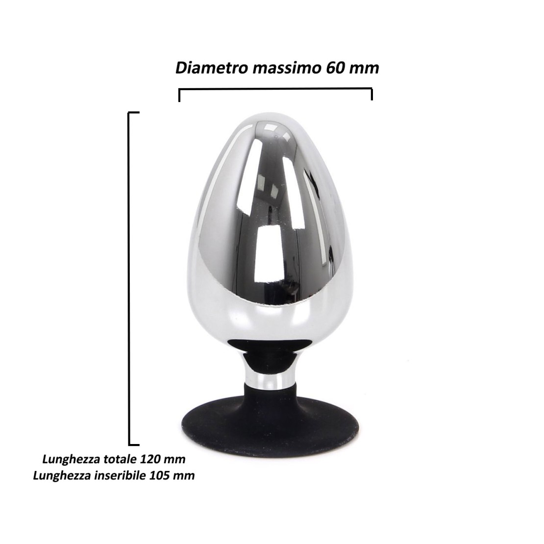 PLUG ANALE DI GRANDI DIMENSIONI