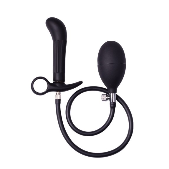 PLUG ANALE GONFIABILE CON POMPETTA A MANO RIMBA