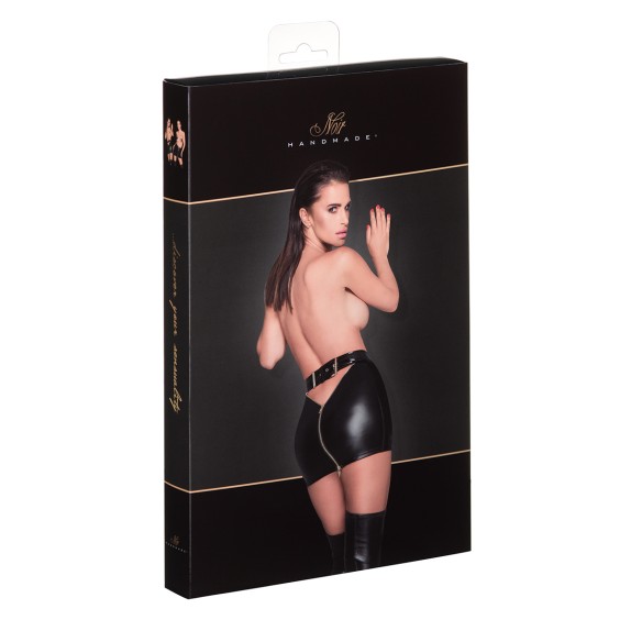 copy of GONNA SEXY DA DONNA IN SPANDEX DUE ZIP DORATE DOPPIA VIA E FIBBIA NOIR