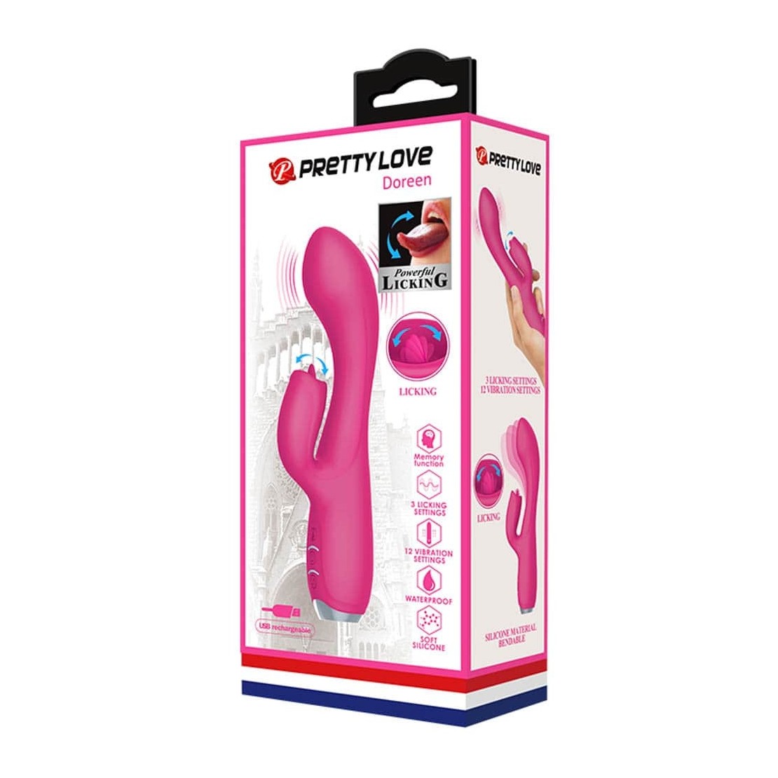 copy of VIBRATORE RABBIT CON LINGUA IN SILICONE...
