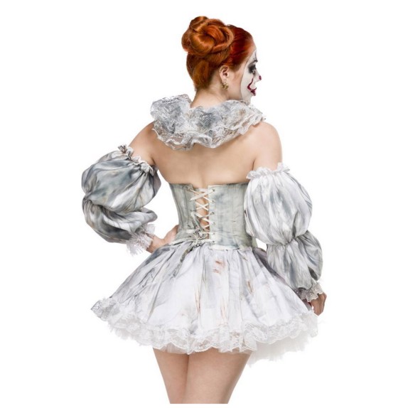 COSTUME PER DONNA DA PENNYWISE PAGLIACCIO ASSASSINO
