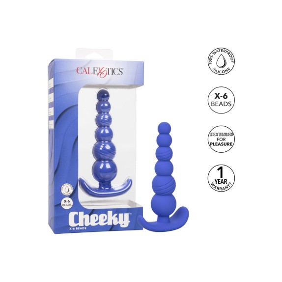 PALLINE ANALI IN SILICONE DI DIVERSE DIMENSIONI CHEEKY X-6 BEADS